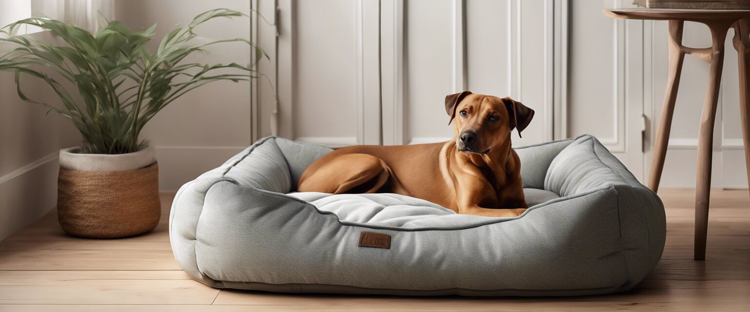 Organic dog bed